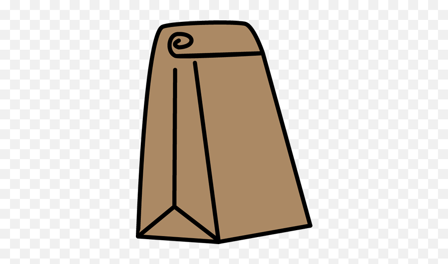 Lunch Bag Clip Art Lunch Bag Image - Clipart Brown Bag Png Emoji,Emoji Sequin Lunch Box