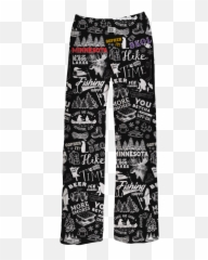Minnesota Chalkboard Pajama Pants - Sweatpants Emoji,Soft Pj Pants Emojis