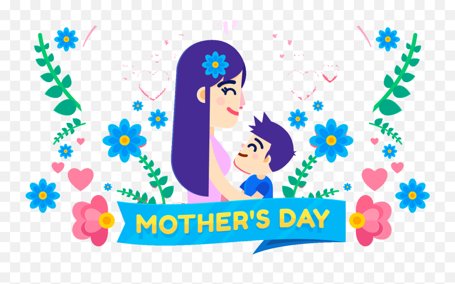Mother Clipart Celebration Mother - Day Cartoon Png Emoji,Free Mother's Day Animated Emoticons