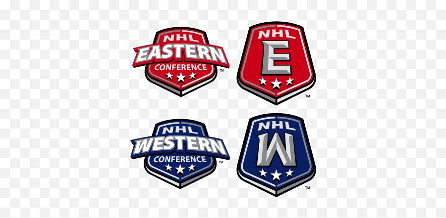 Hockey Place Name Here - Eastern Western Conference Nhl Logo Emoji,Overtime Hockey Emotions