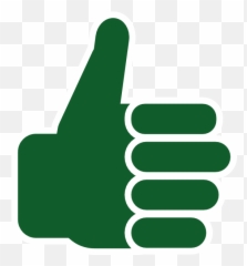 Thumb Clipart Green Thumb Green Transparent Free For - Transparent Background Thumb Up Clipart Emoji,Green Thumb Emoji