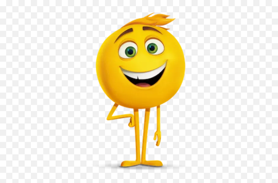 The Emoji Movie Whatsapp Stickers - Stickers Cloud Emoji Movie Main Character,Emoji Images
