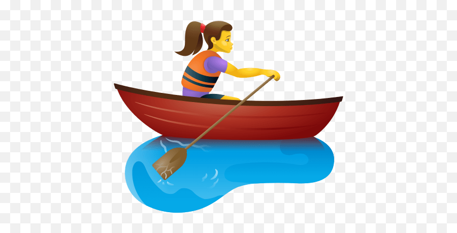View 27 Canoe Emoji - Rowing A Boat Png,Emoticon Paddling