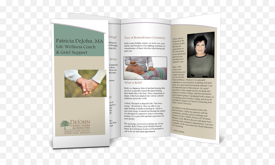 Brochures Dejohn Funeral Homes U0026 Crematory - Document Emoji,Dealing With Emotions Brochure Or Pamphlet