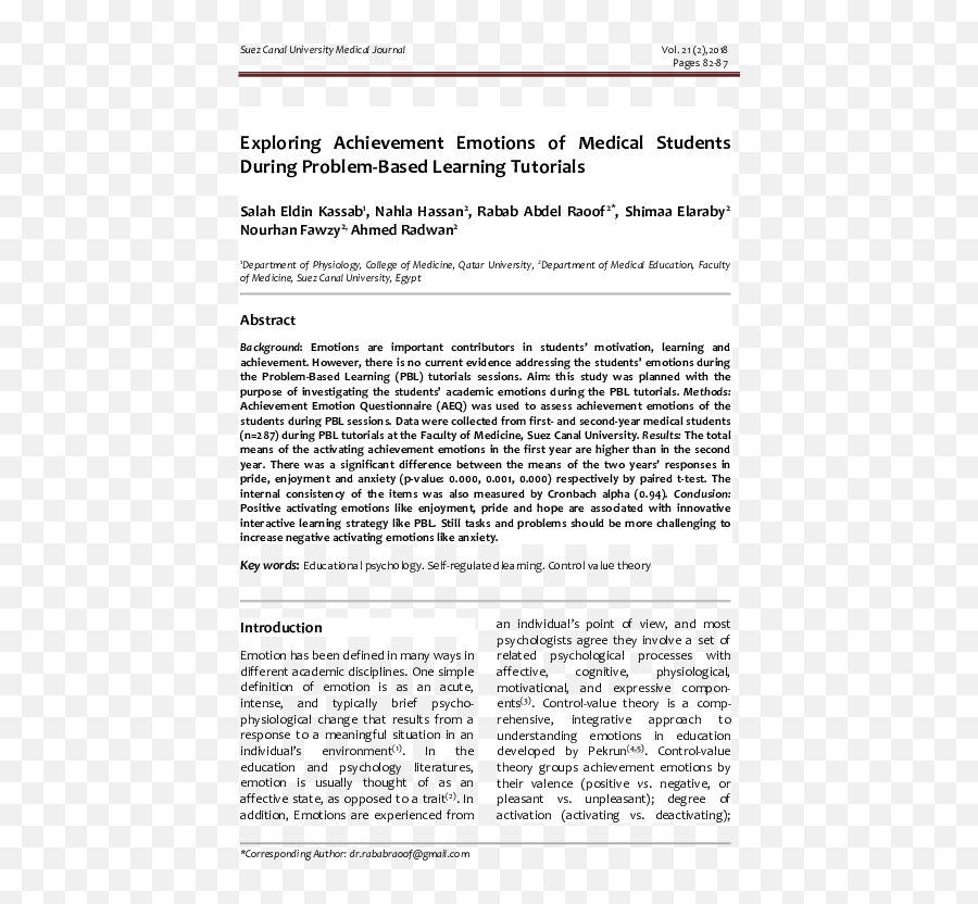 Exploring Achievement Emotions Of - Document Emoji,Groups About Emotions