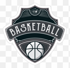 Sweet Basketball Badge Sticker - Solid Emoji,Sweet 16 Emoji Basketball