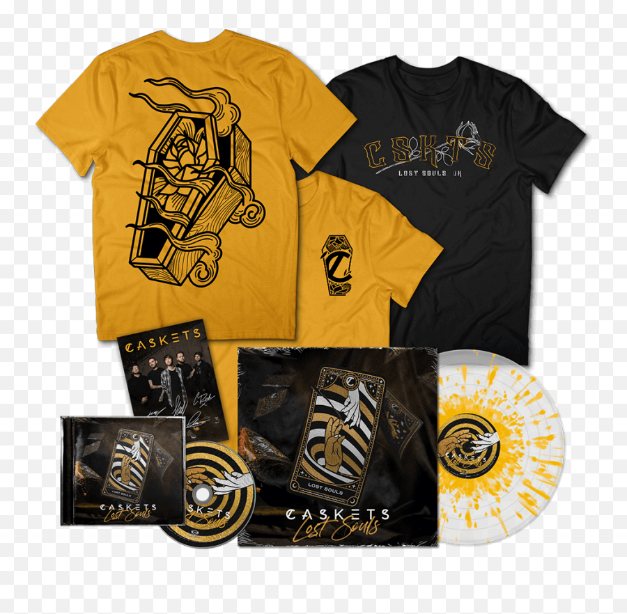 2 T - Shirts Vinyl Cd Postcard Bundle Caskets Short Sleeve Emoji,What Is The Emotion For Yellow Roses