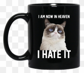 Grumpy Cat Mondays I Hate Them Ceramic Mug Mugs Cups - Just Want To Drink Beer And Jerk My Rod Emoji,Grumpy Cat Emotion Poster
