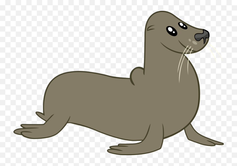Seal Clip Art Png - Seal Cartoon Transparent Emoji,Applebloom Mlp Shrug Emoji