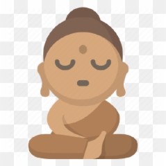 Mqttnet - Buddhist Monk Emoticon Emoji,Meditating Emoji Transparent