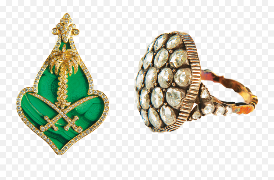Hidden Treasures The Jewelry Of Saudi Arabia Goes On - Saudi Arabian King Jewelry Emoji,Cross Swords Emoji