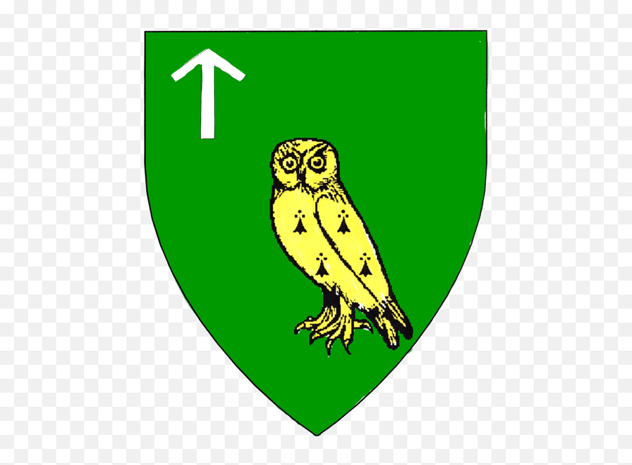 Kingdom Of Caid Roll Of Arms - Royalty Little Owl Emoji,Emoticon With Floers