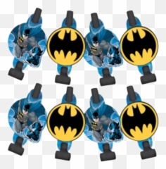 Batman Party Blowouts Pk8 - Batman Emoji,Batman Emoji