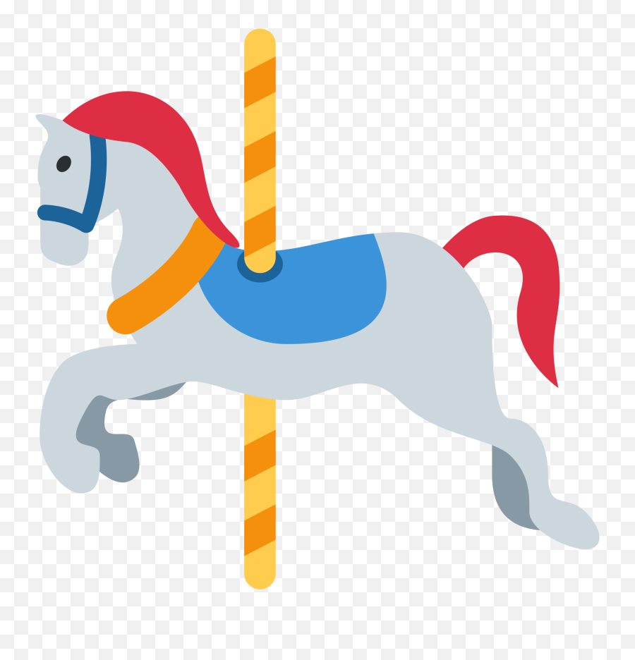 Carousel Emoji - Carousel Horse Emoji,Emoji Paster Horse