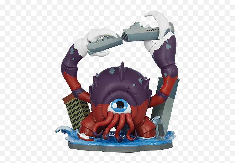 Crabthulu Terror Of The Deep Designer Toy By Unruly Industries Emoji,Crab In Emoticon