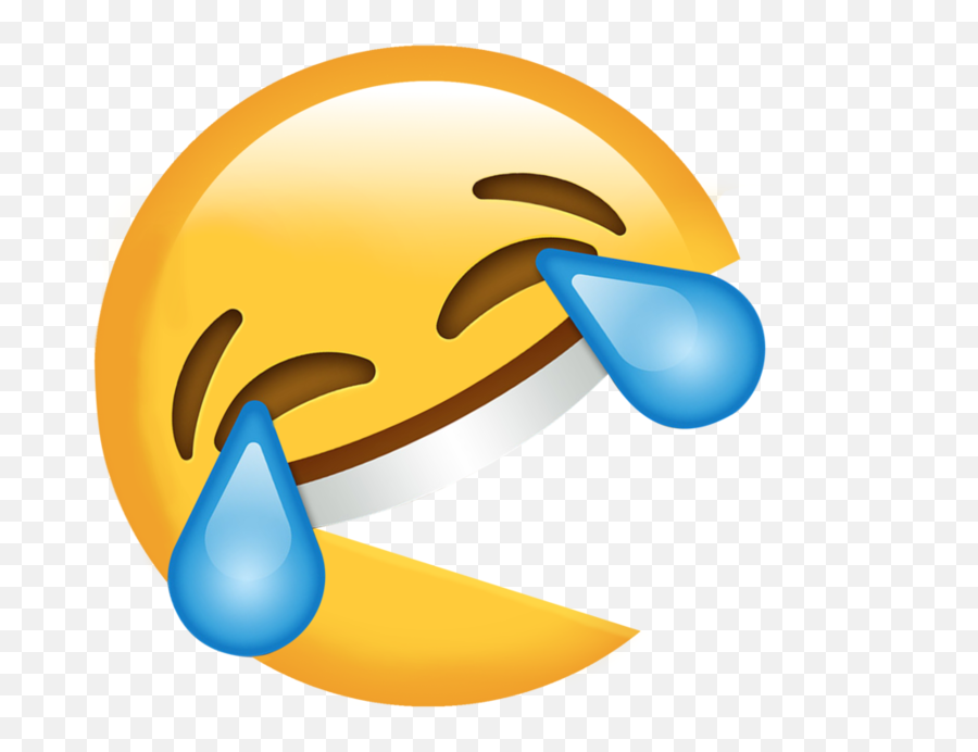 Emoji Laughing Png - Pacman Full Size Png Download Seekpng Pac Man Emoji,Emoji For Laughing