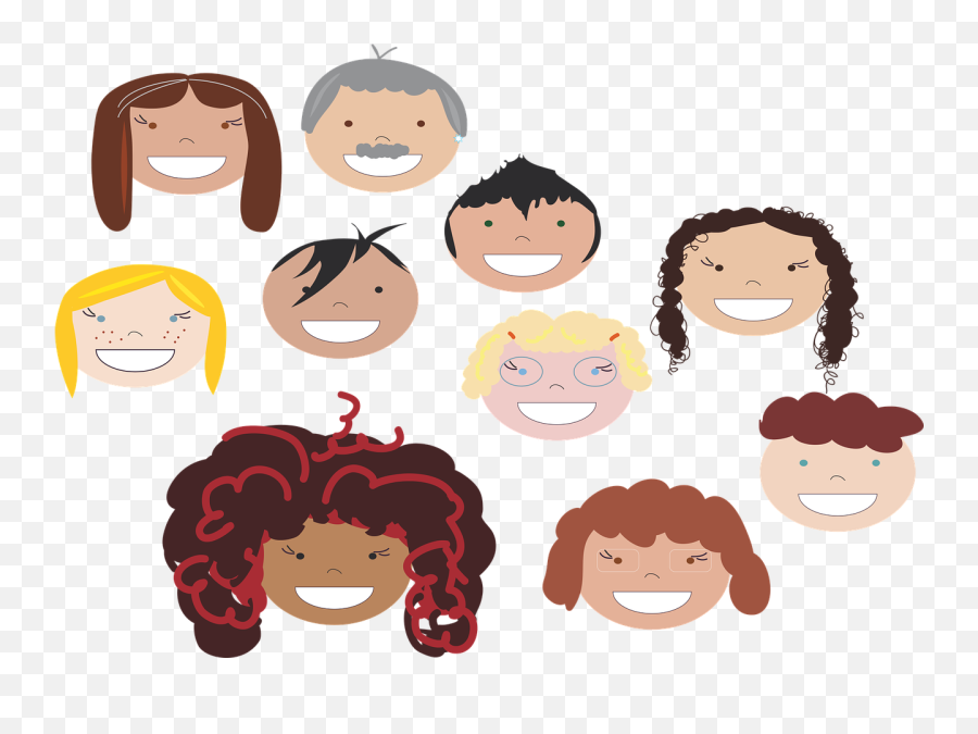 Faces Smiles Hair Png Picpng Emoji,Clipart Kids Emotions Faces