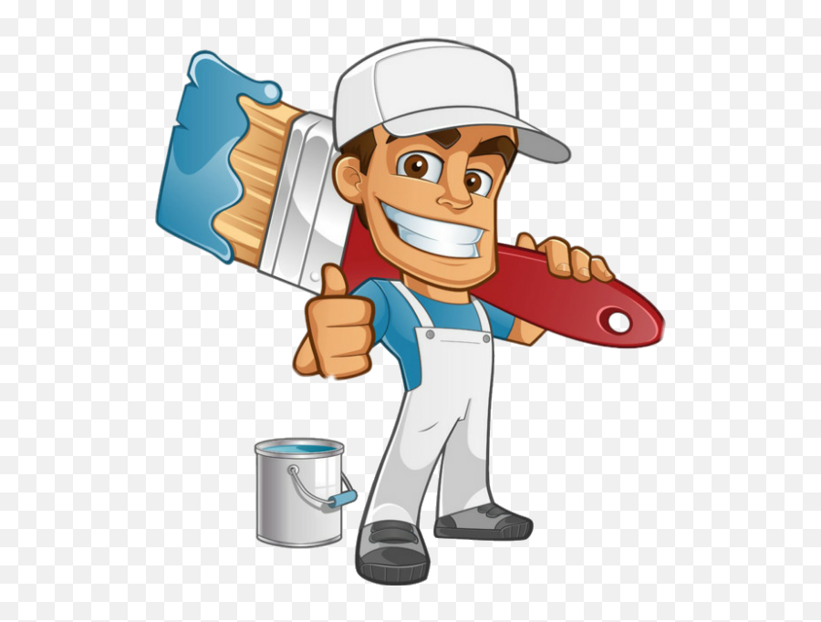 Pintor Sticker By Daiana - Cartoon Painting And Decorating Emoji,Plumber Emoji