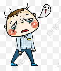Sad Clipart Man - Embarrassed Child Clipart Png Download Emoji,Angry Embarasssed Emoticon