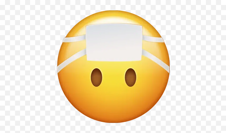 Coronaemoji 1 - Stickers Cloud,Whatsapp Emoticons With Bandage