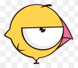 Printed Vinyl Cartoon Chicken Stickers Factory Emoji,Emoticon Transparent Chicken