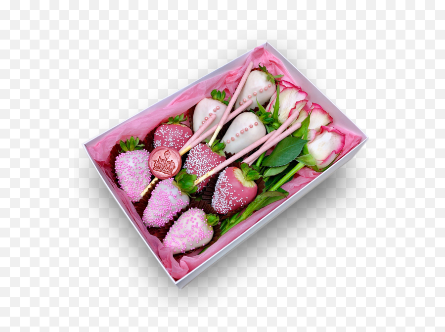 Lunch Bunch Edible Bouquets Chocolate Strawberries - Same Emoji,Strawberry Emotion
