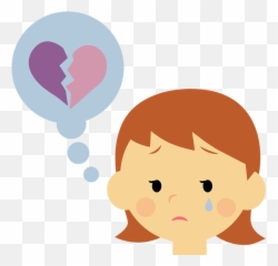 Woman Is Crying Because Of A Broken Heart Clipart Free Emoji,Broken Bone Emoji