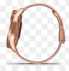 Garmin Vivomove 3 Luxe Hybrid Smartwatch With Included Emoji,Light Brown Flex Emoji