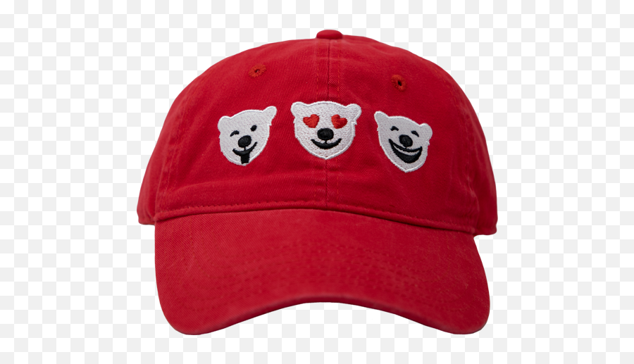 Coca - Cola Polar Bear Small Emojis Cap,Redhat Emoji