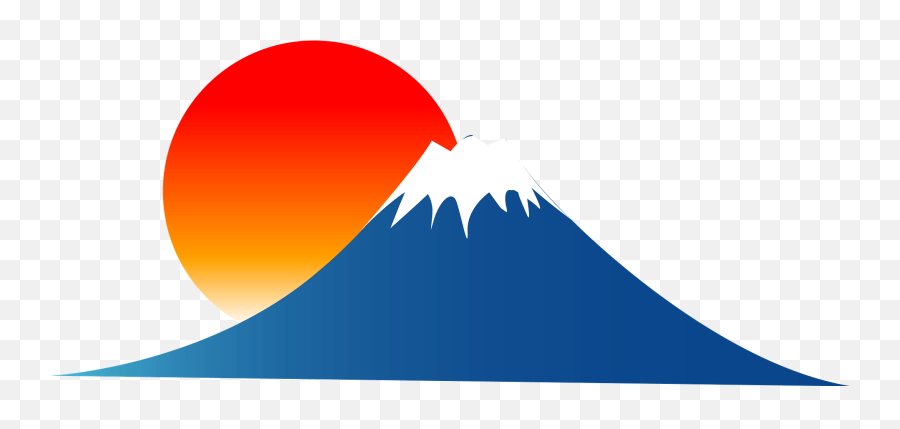 Mount Fuji At Sunrise Clipart Free Download Transparent - Fuji Clipart Emoji,Sunset And Bird Emoji