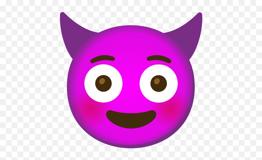 Emoji Mashup Bot On Twitter Demon - Smiling Flushed U003du2026 Happy,Kirby Emoji