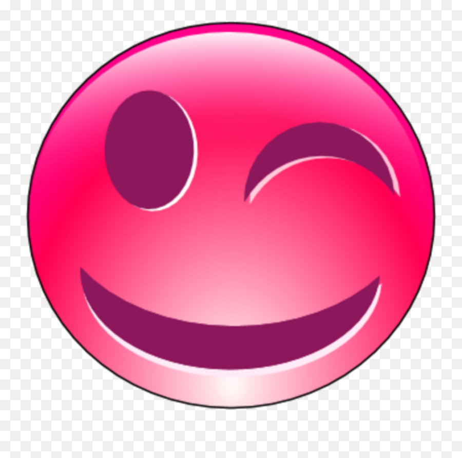 Mq Pink Flirt Emoji Emojis Sticker By Marras - Clip Art,Flirty Emoticons
