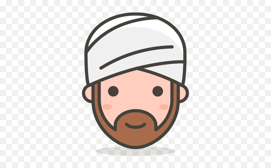 Person Wearing Turban Free Icon Of - Turban Icon Emoji,Man With Turban Emoji