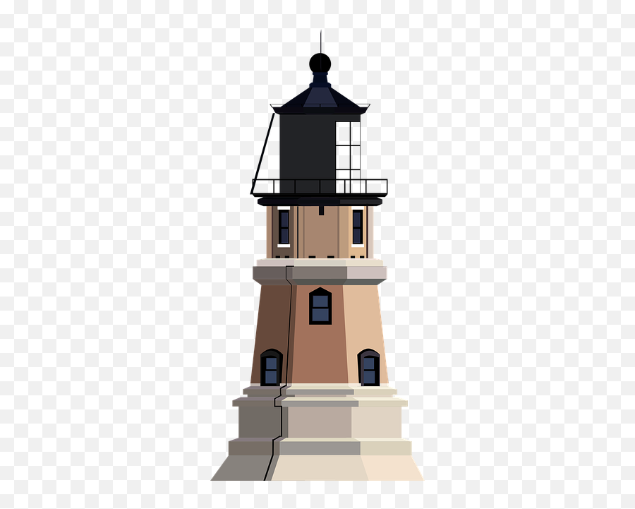 Lighthouse Tower Beacon Landmark - Beacon Emoji,Lighthouse Emoticon