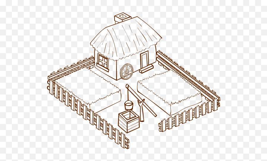 Httpsfreesvgorgyellow - Ribbonvector 05 20141024t0200 Village Symbole Map Rpg Emoji,Pole And House Emoji