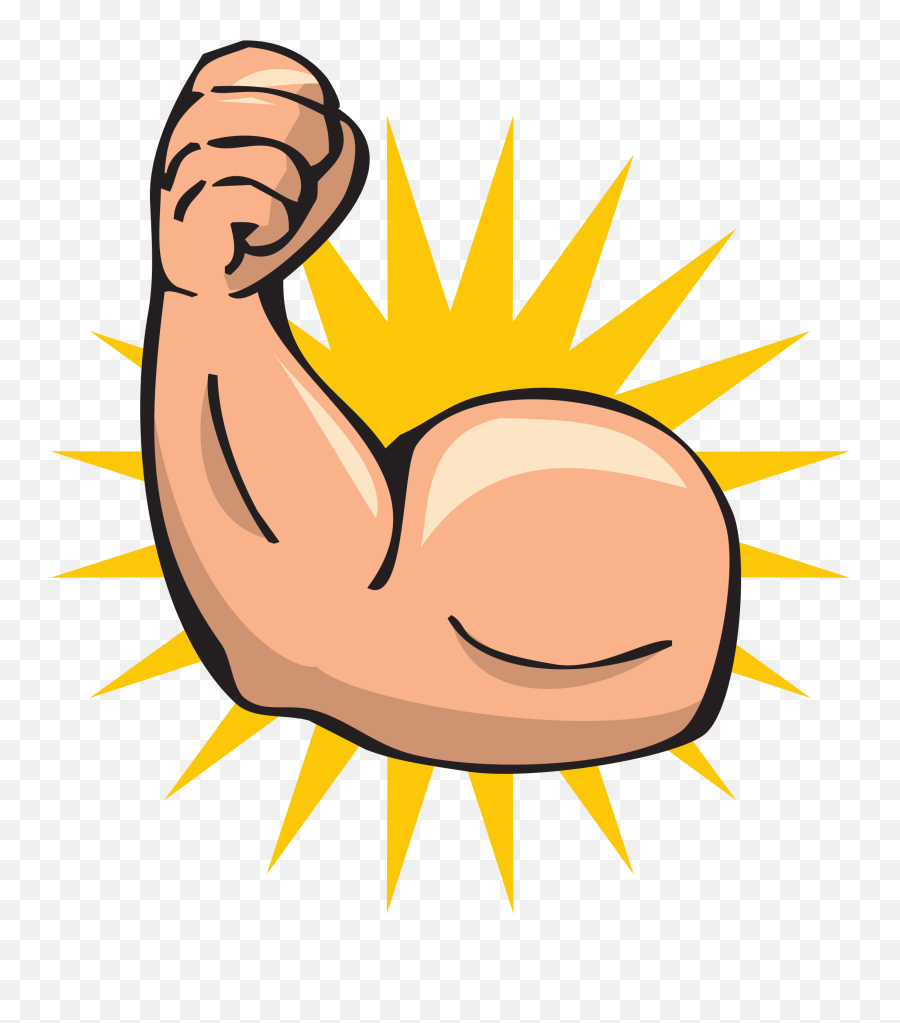 Elbow Clipart Stong Elbow Stong - Strong Arm Clipart Emoji,Strong Arm Emoji
