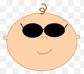 Cool Clipart Face Cool Face Transparent Free For Download - Cool Baby Clipart Emoji,Cool Im Emoticons
