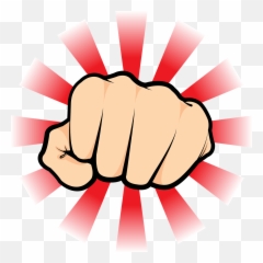 Fist Punch Clipart - Tangan One Punch Man Emoji,Fist Bump Emoji