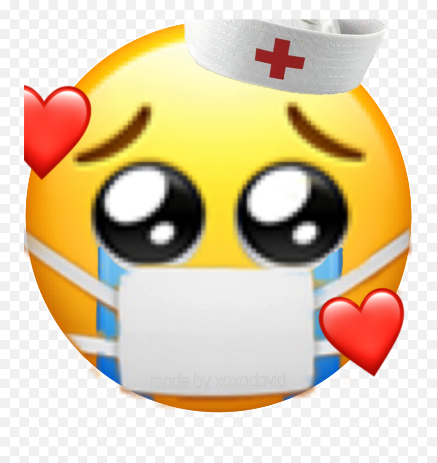 Nurse Emoji Corona Sticker - Shy,Nurse Emoji