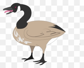 Download Canada Goose Illustrated For A - Canadian Goose Clipart Emoji,Goose Emoji