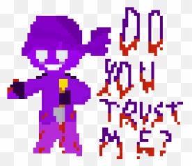Heres Little Pixel Art Of Purple Guy - Purple Guy Pixel Art Fanarts Emoji,Funko Mymoji Emoji