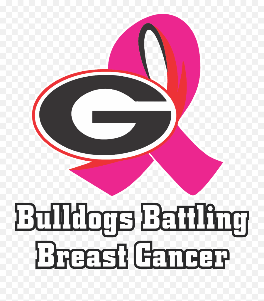 Uga Ice Dawgs Hockey - Bulldogs Battling Breast Cancer Emoji,Gators Emoticon Georgia Bulldogs