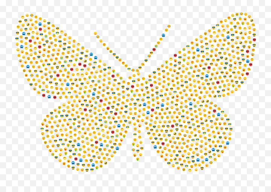 Butterfly Emoji Emoticons - Free Vector Graphic On Pixabay Girly,Smile Text Emoji