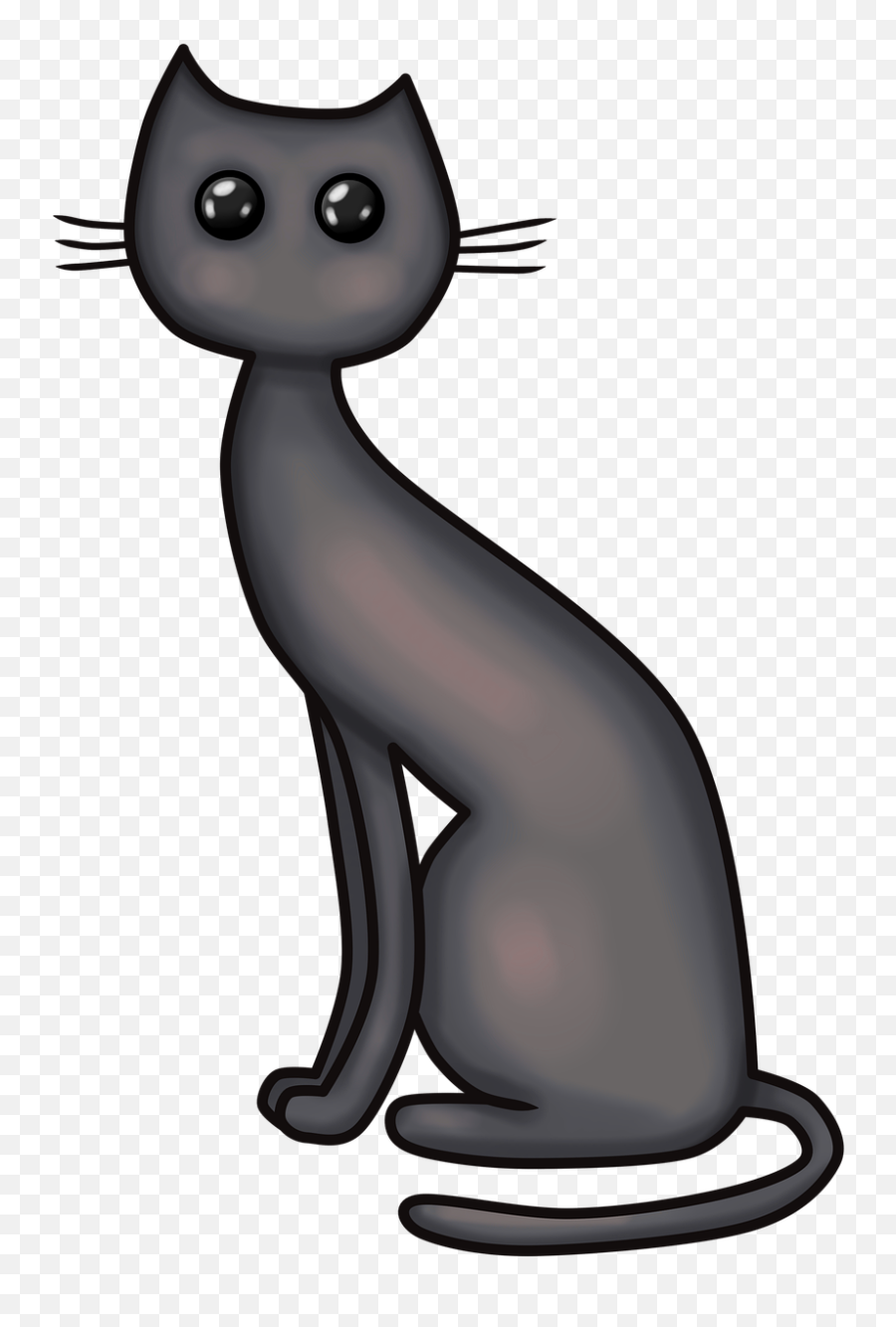 Free Photo Pet Feline Digital Drawing Doodle Black Cat Cat - Soft Emoji,Emojis Of Halloween Cats