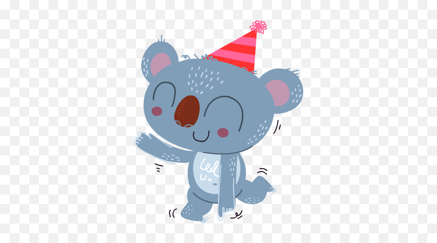 Ree Koala Emoji - Party Hat,Koala Emoji Png