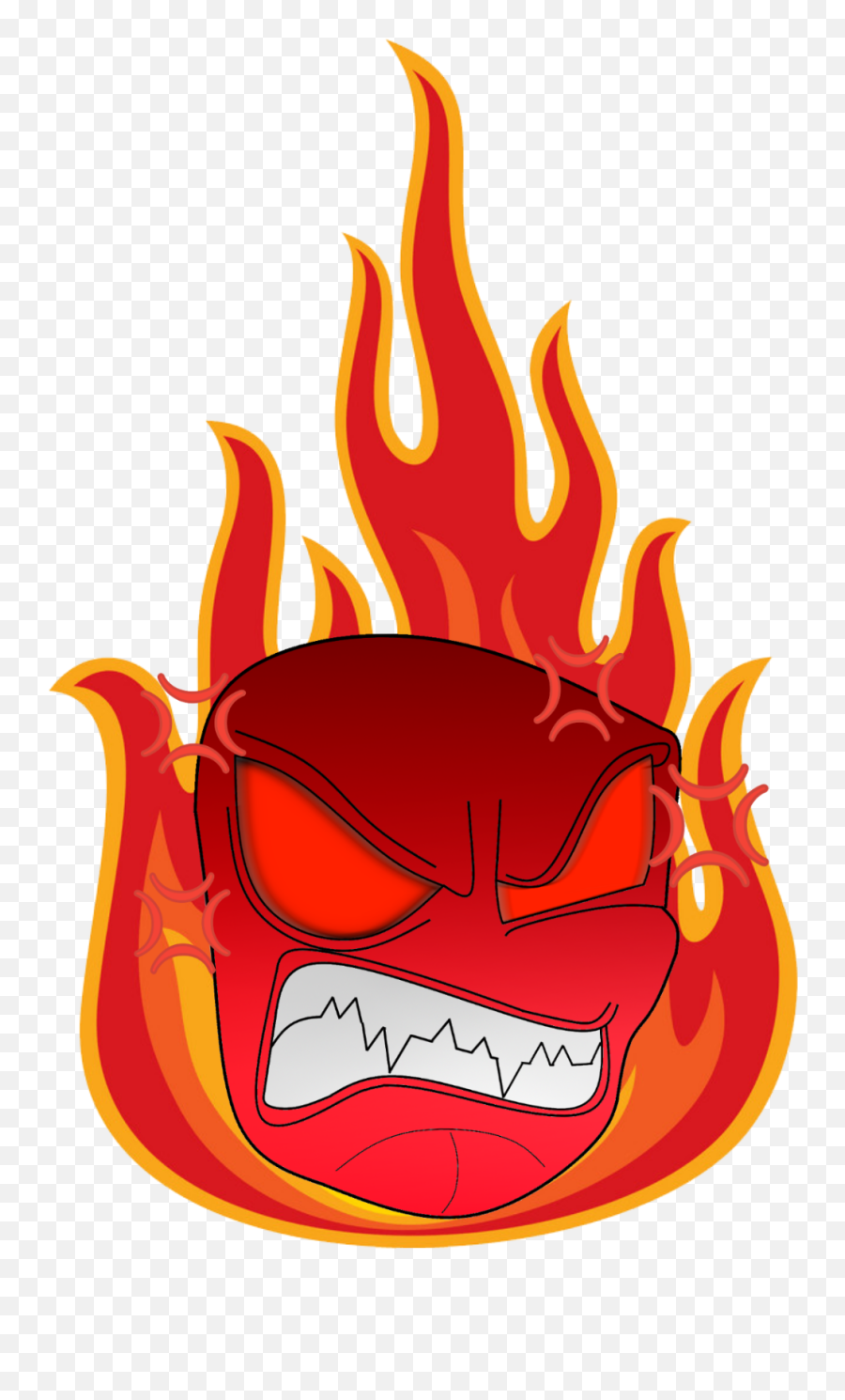 Villainous Rage The Adventures Of Ra1nb0wk1tty And Her - Transparent Fire Png Cartoon Emoji,Emojis Hanging From Ceiling