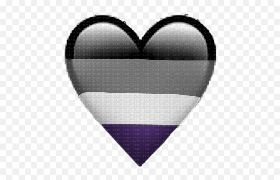 Ace Heart Emoji Asexual Pride Heart Ace Emoji - Picmix Girly,Purple Heart Emoji Favicon