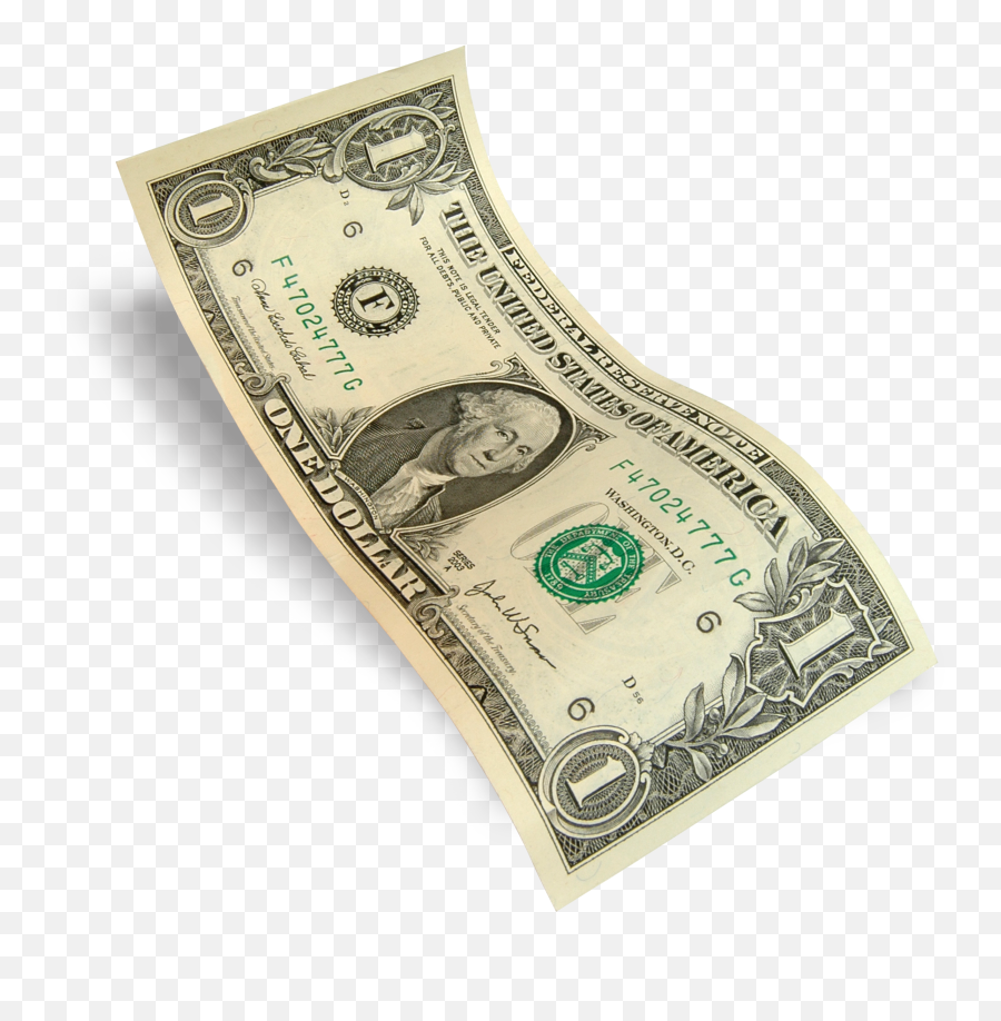 United States One - Dollar Bill Transparent Emoji,5 Dollar Bill Emoticon