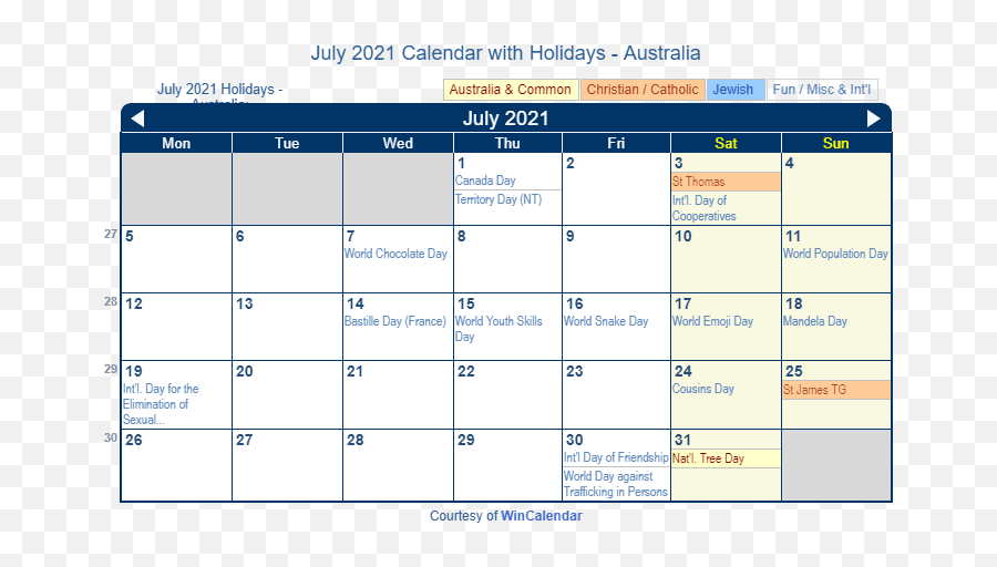 July 2021 Calendar With Holidays Canada - Feriados De Junio 2021 Chile Emoji,Heyorca Emojis