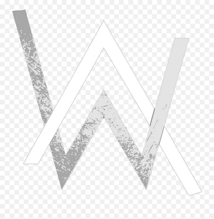 Aw - Alan Walker Transparent Logo Emoji,Walker Emoji
